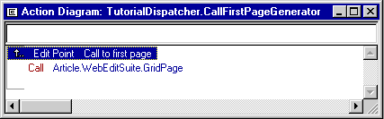 Call Page Generator of entry page