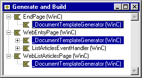 Document Templates to be regenerated