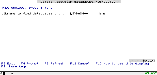 WSYDDLTQ command example