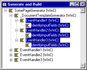 Dummy functions scoped by Document Template Generator