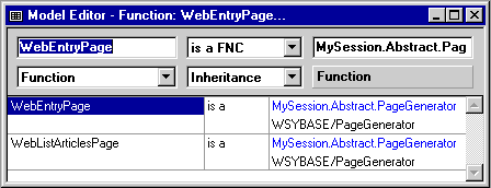 Change inheritance of Page Generator functions